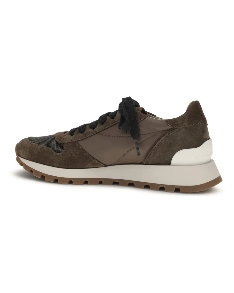Brunello Cucinelli Women's Active Sneakers Torba Torba
