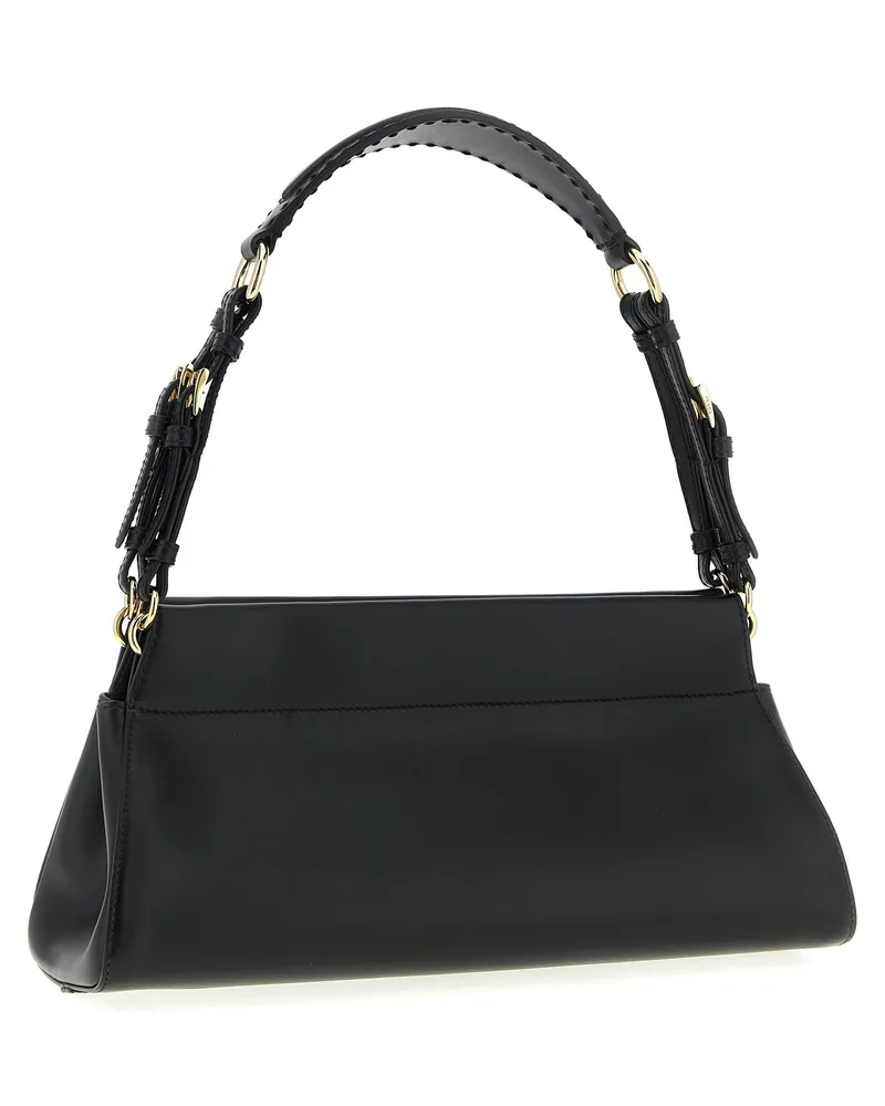 Prada Women's Black Calfskin Shoulder Bag Black