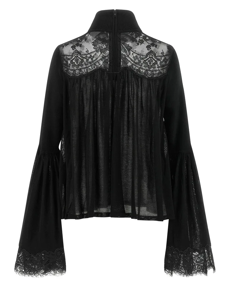 Zimmermann Valiant Blouse — Black Black