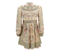Women's Multicolor Linen Casual Dress