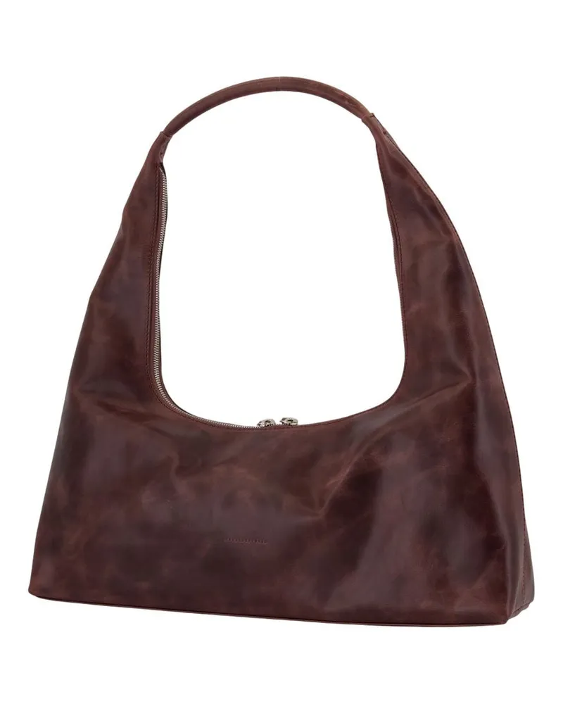 Marge Sherwood Suede Hobo Bag — Brown Brown