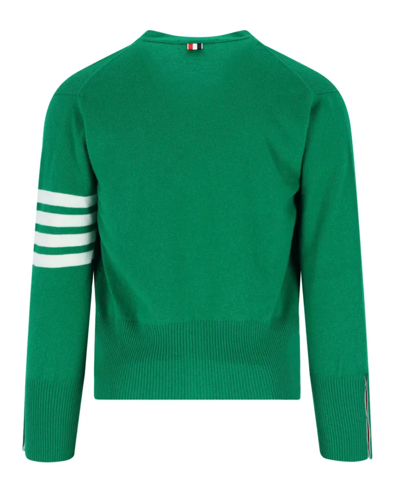Thom Browne Men's Sweaters Green Cashmere Green
