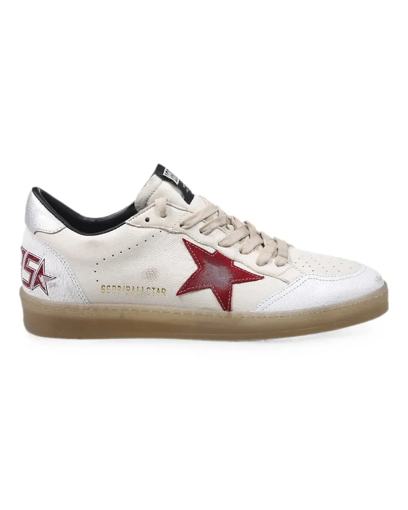 Golden Goose Men's Ball Star Sneakers Aw26 M White