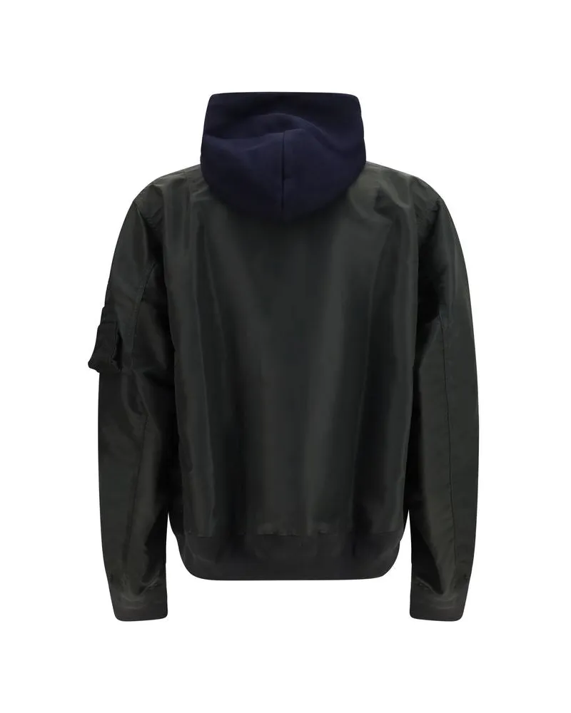 Sacai Men's Multicolor Cotton Sweatshirt Clothing Navy
