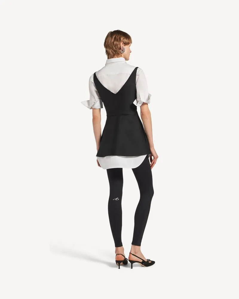 Balenciaga Hybrid Shirt Dress — Black Black