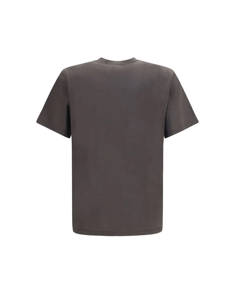 Saint Laurent Cassandre T-Shirt — Brown Brown