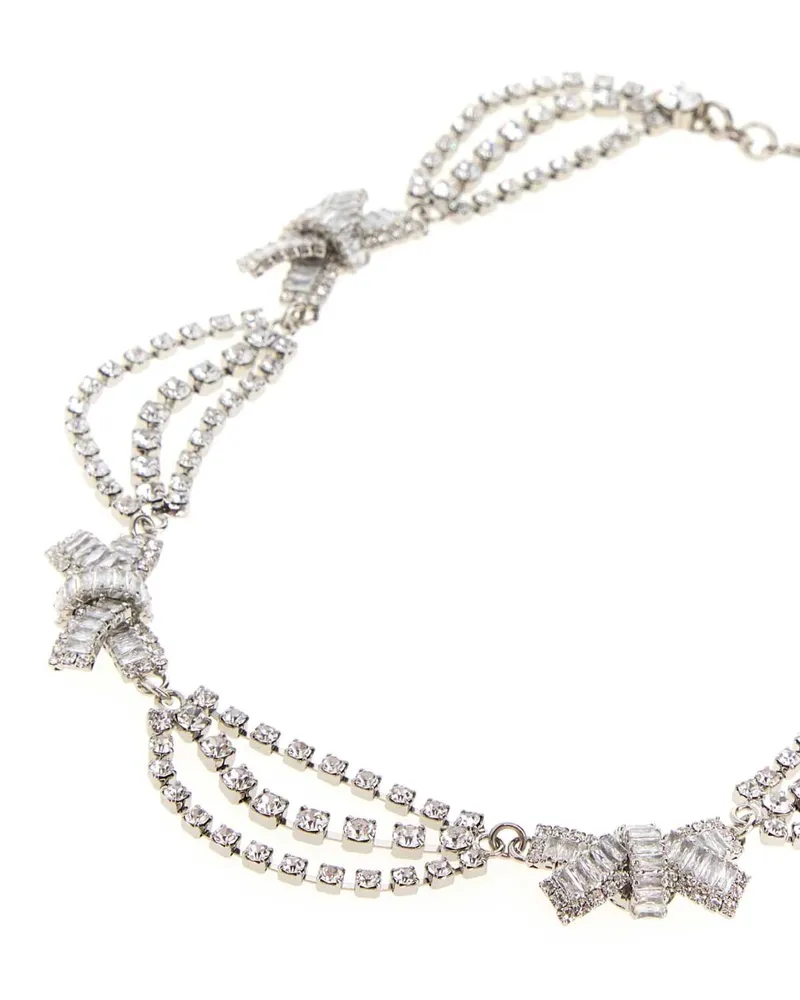 Alessandra Rich Women's Embellished Metal Necklace Crysilver Collane Necklaces Crysilver
