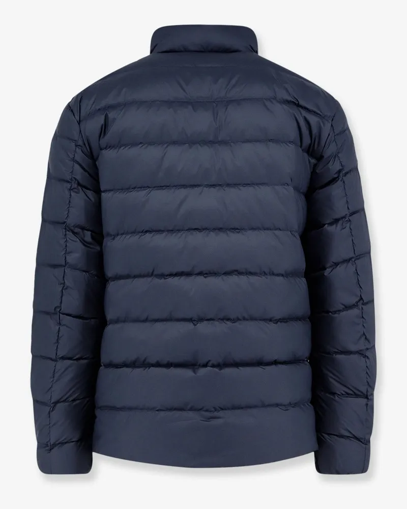 Ralph Lauren Men's Packable Recycled Down Jacket Blue Polyester Navy