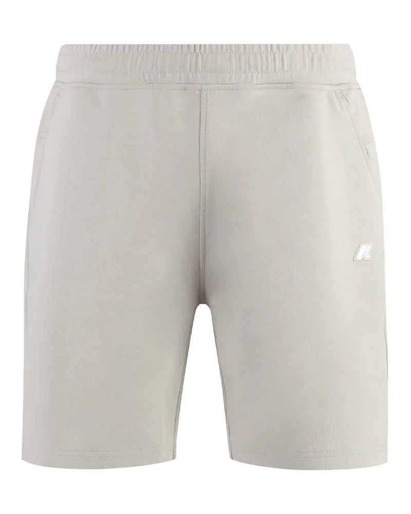 K-Way Men Beige Keny Cotton Bermuda Shorts Beige