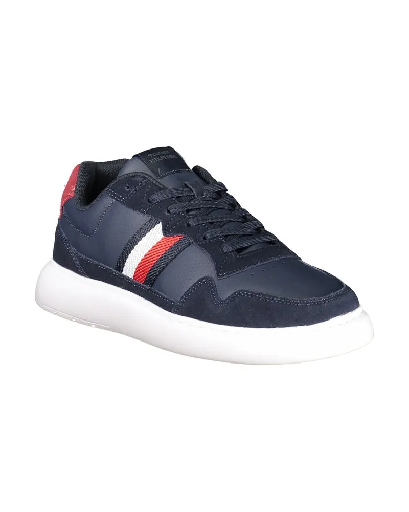Tommy Hilfiger Colour-Block Lace-Up Sneaker — Blue Blue