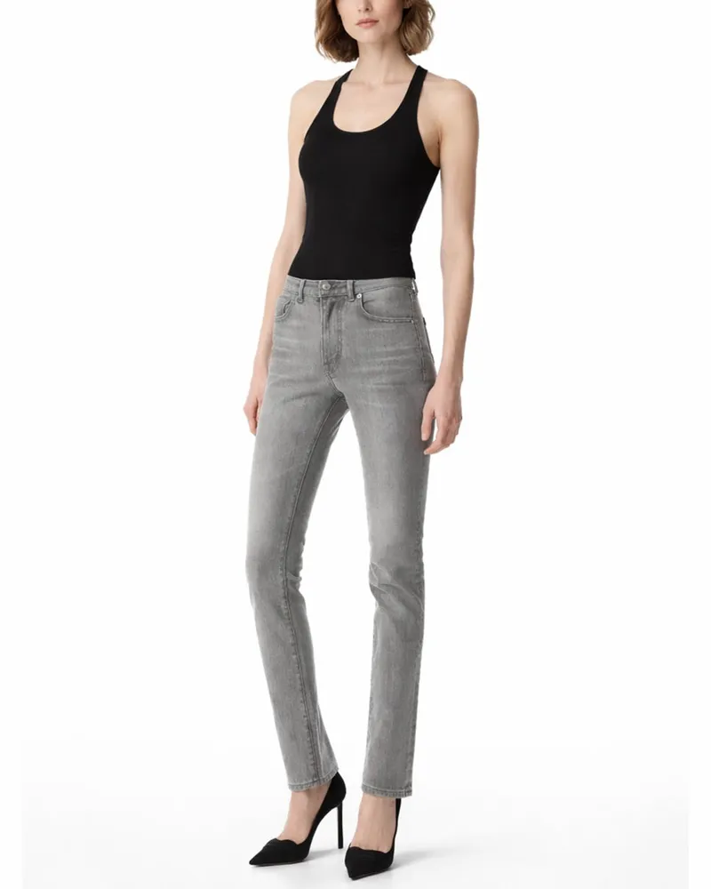 Tom Ford Silk-Blend Logo Blouse — Black Black