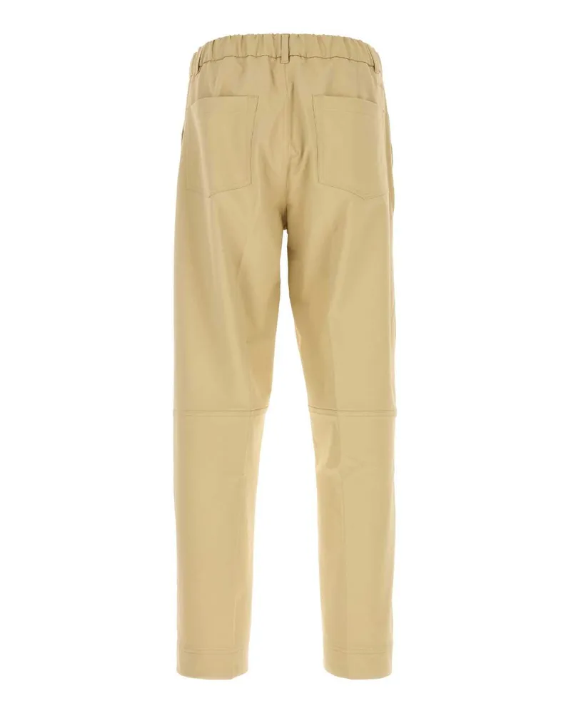 Herno Stretch Nylon Blend Trousers — Beige Beige