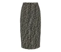 Bouclé Tweed Skirt — Multicolor