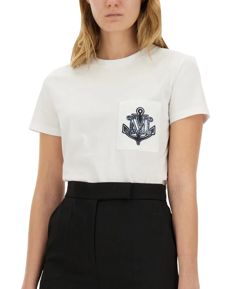 Max Mara Acacia T-Shirt — White White