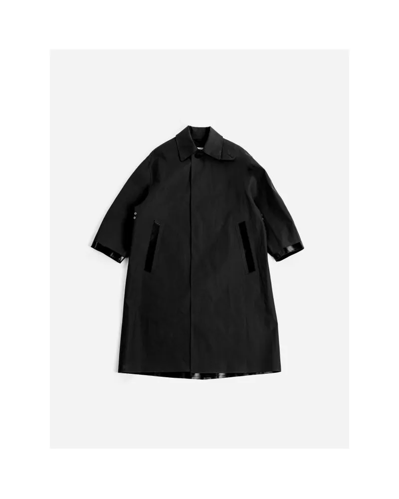 Studio Nicholson Men's Ettrick Black Coat Black
