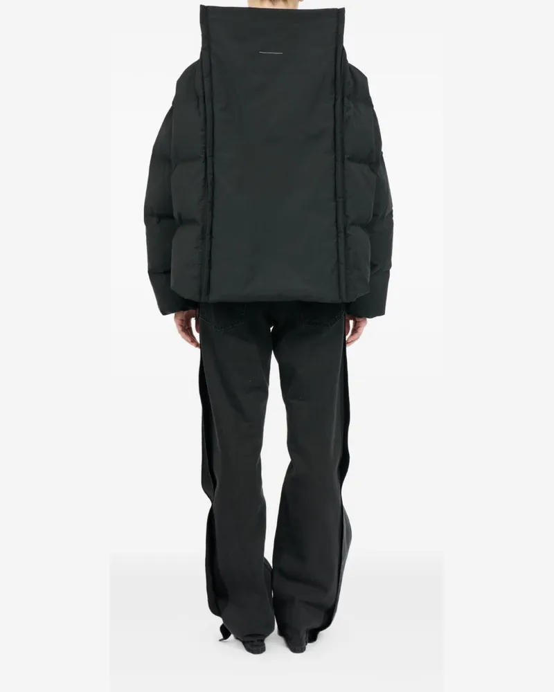 Maison Margiela Quilted Puffer Down Jacket — Black Black