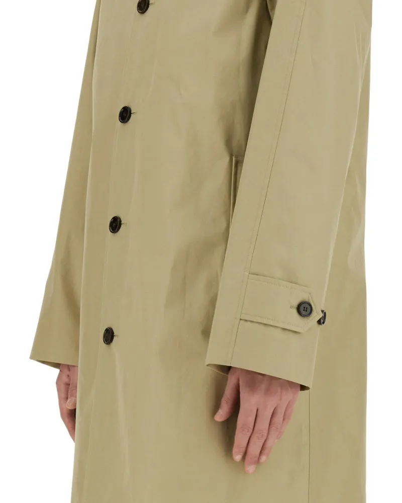 Burberry Cotton Trench Coat — Multicolor Multicolor