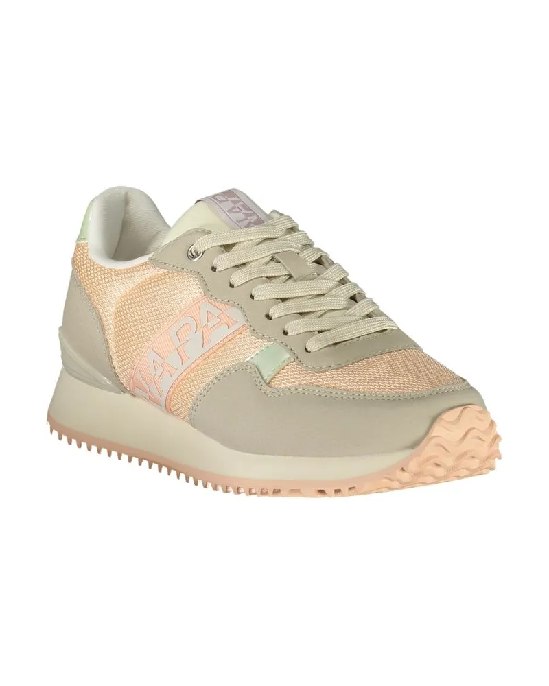 Napapijri Colour-Block Polyester Sneaker — Pink Pink