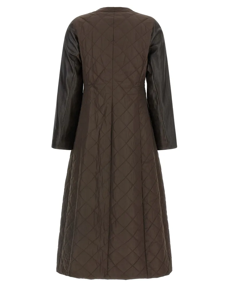Max Mara Women's Brown Polyamide Coat Clothing Brown