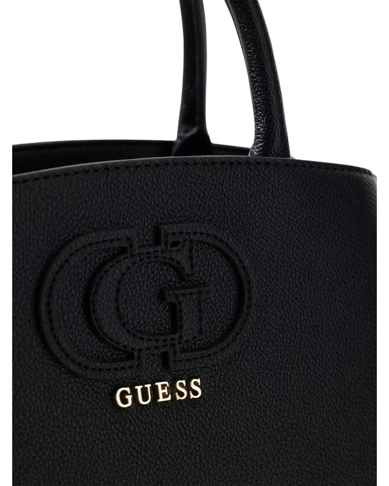 Guess Women's Satchel Black Polyurethane Satchel-bags Black