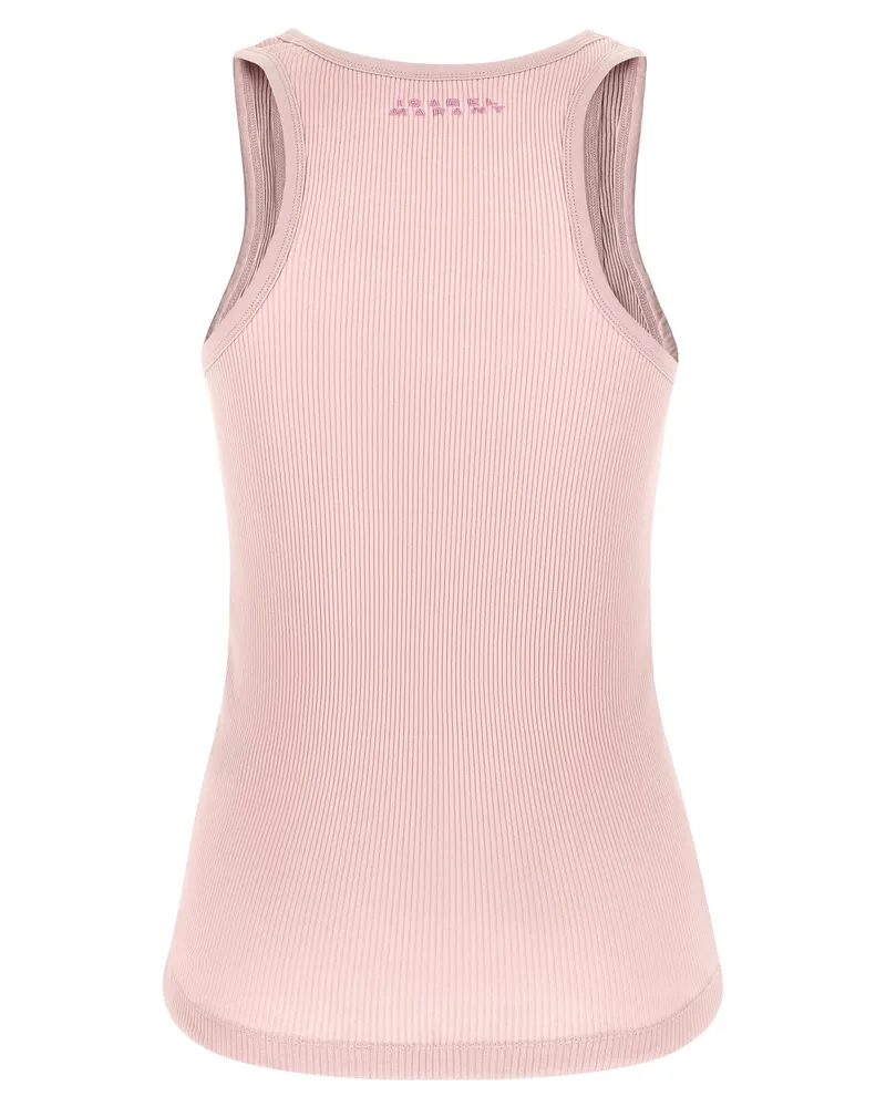 Isabel Marant Women's Multicolor Cotton Tank Tops Pink
