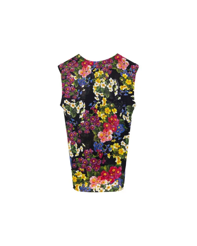 Dolce & Gabbana Women's Black Cashmere Tank Top Black