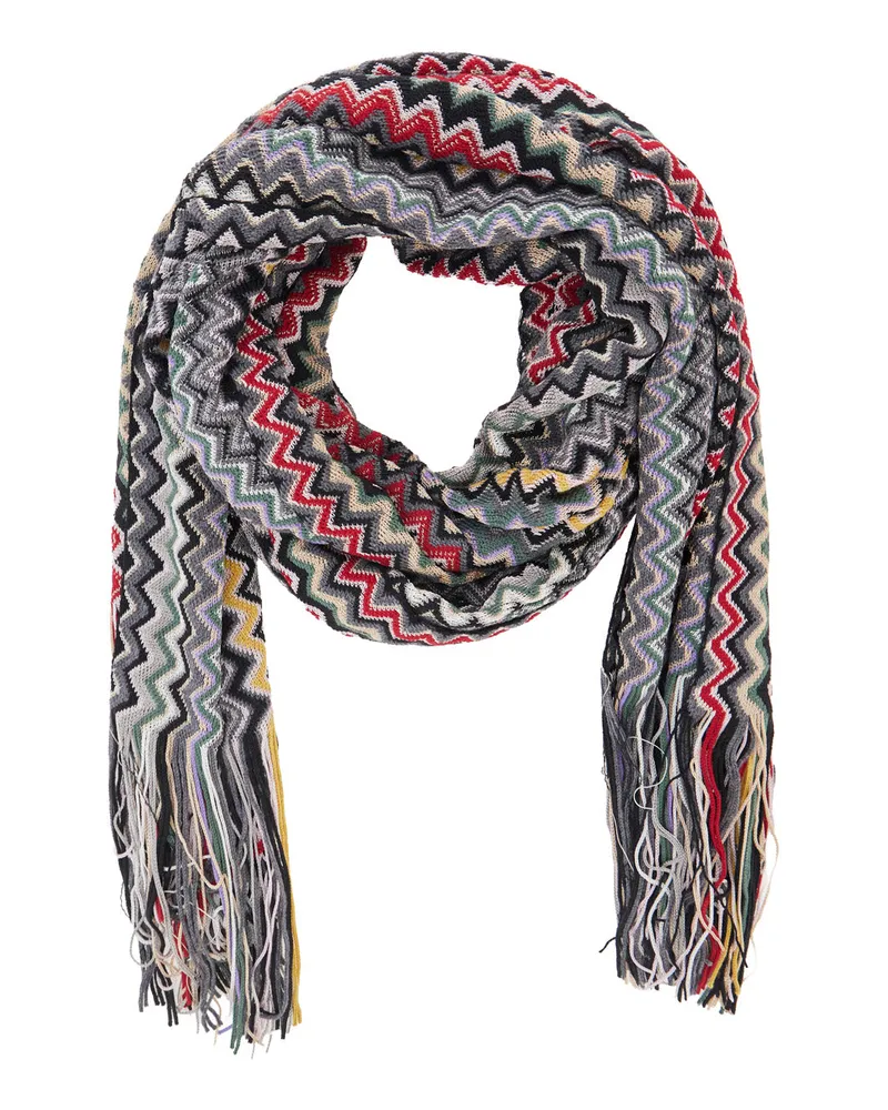 Missoni Women's Scarf Multicolour Wool Blend Scarfs Multicolor