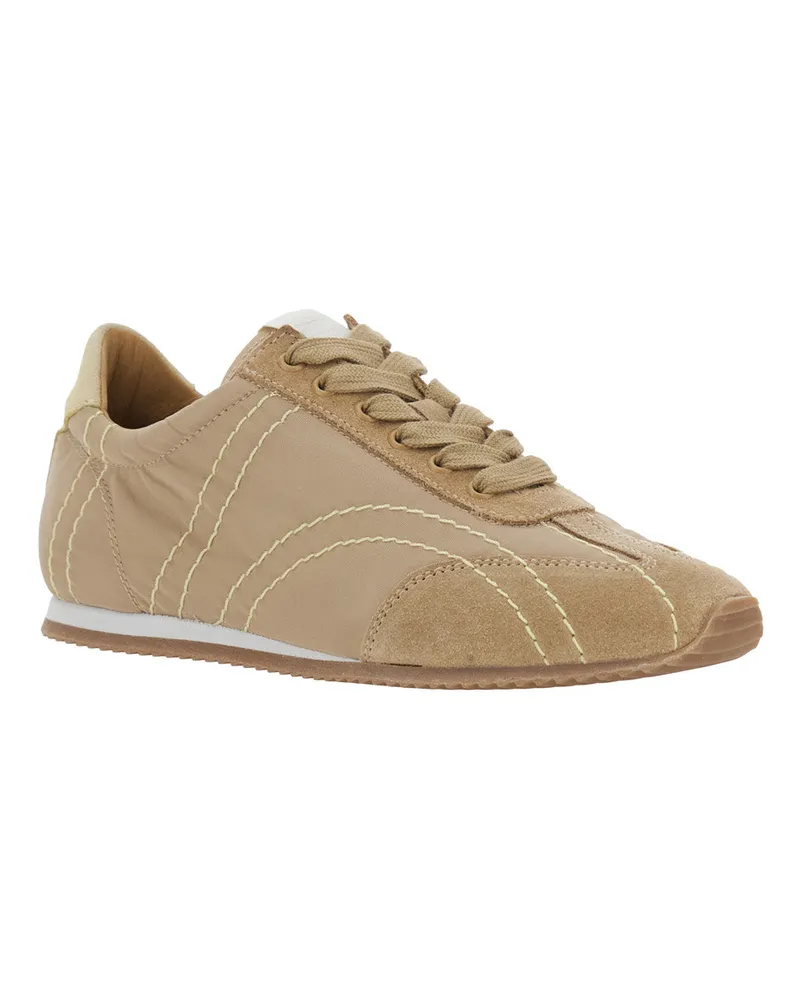 Totême Women's Low Top Sneakers Flex Beige Trainers Beige