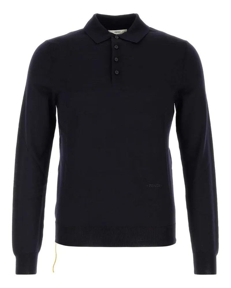 Fendi Basic Polo Shirt — Navy Navy