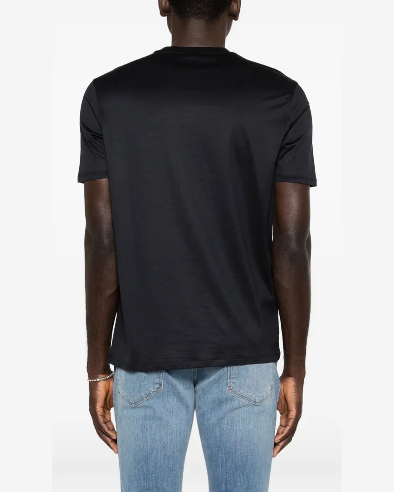 Emporio Armani Logo T-Shirt — Black Black