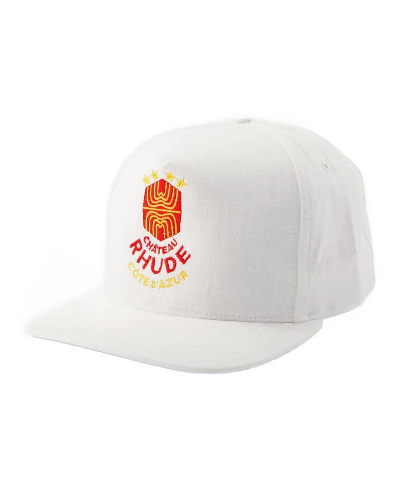 RHUDE Unisex Baseball Cap Beige Cotton Beige