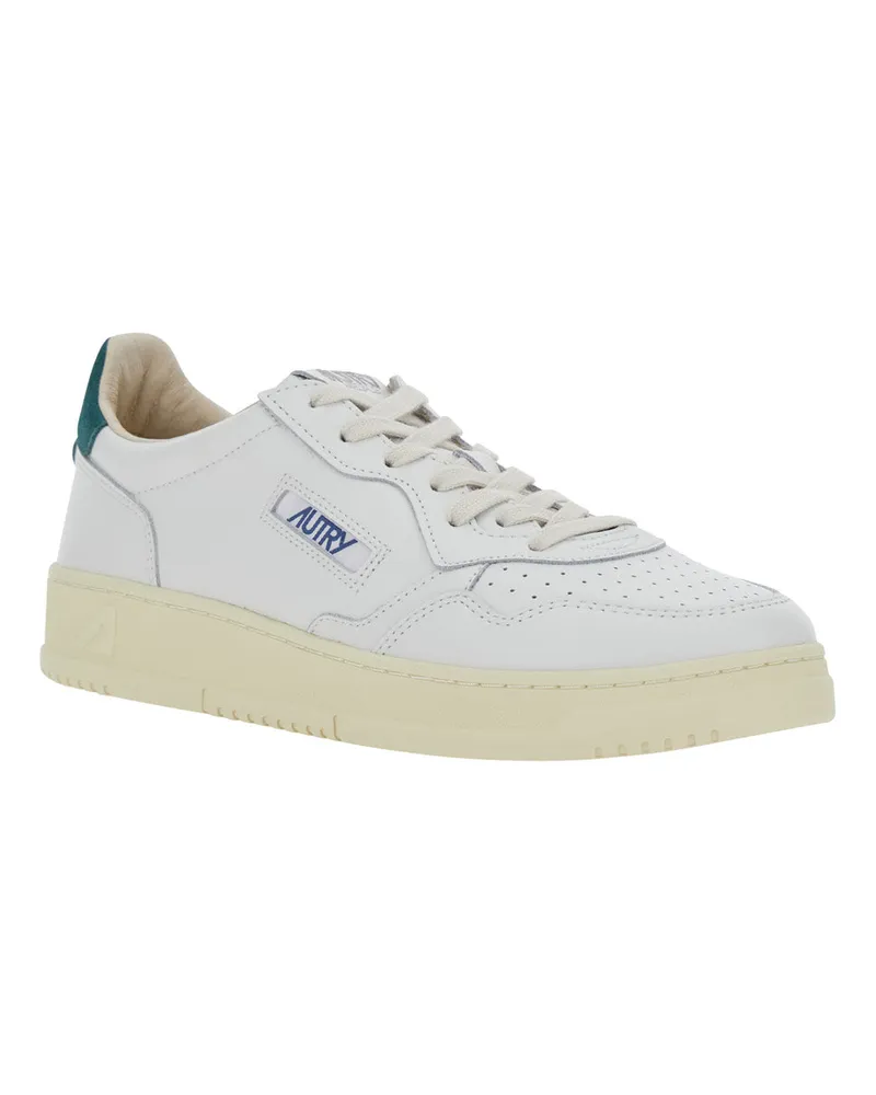 AUTRY Men's Sneakers Medalist Low White Leather Trainers White