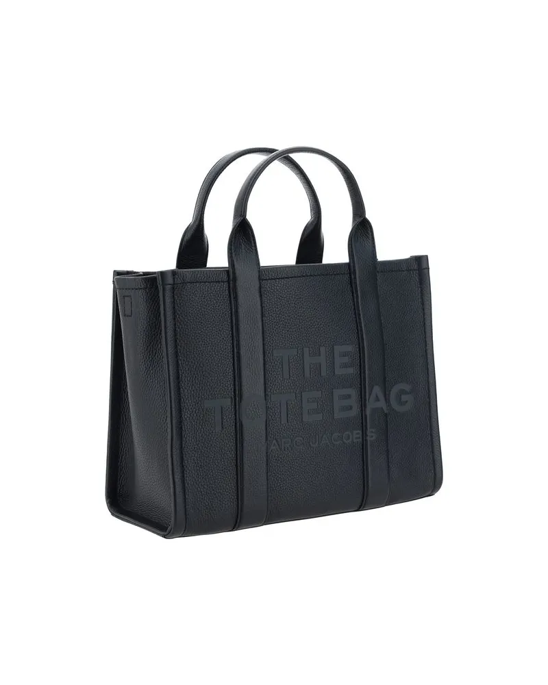 Marc Jacobs Women's Grained Calf Leather Tote Black Bos Black