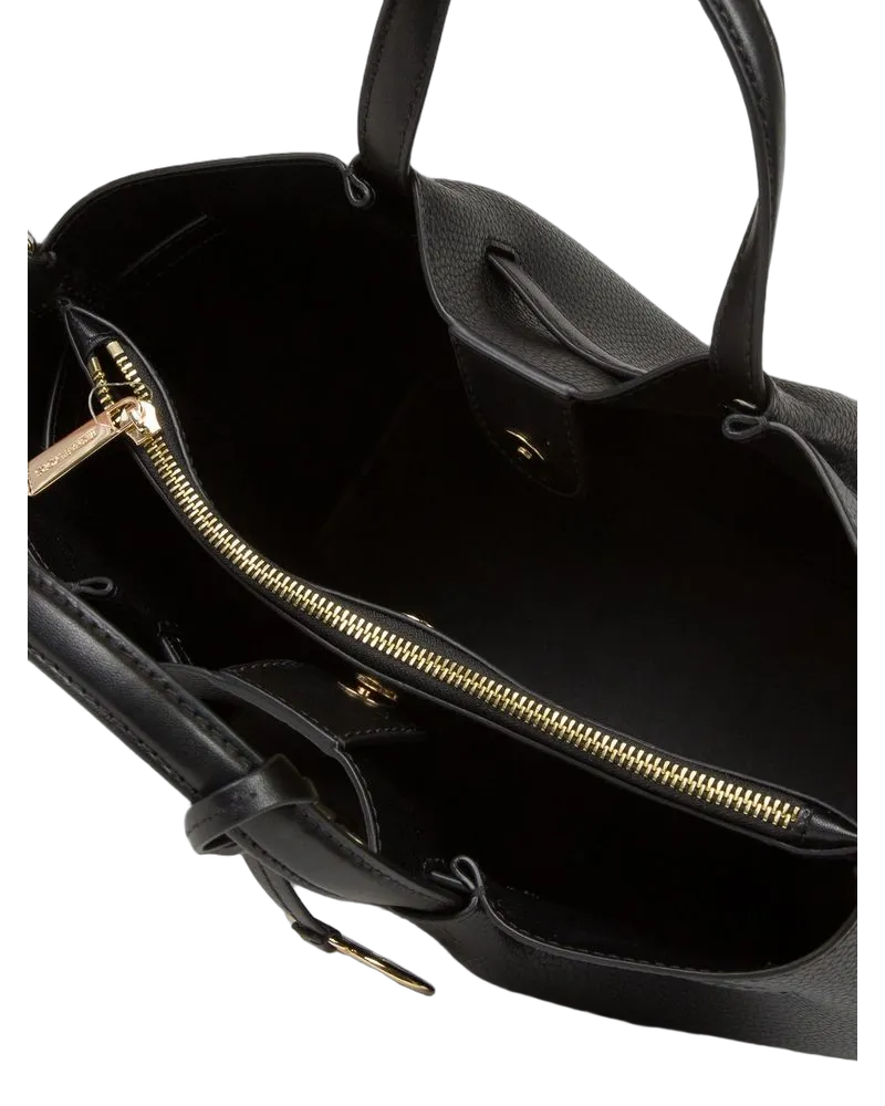 Michael Kors Women's Satchel Bag Black Cowhide - Satchel-Bags Black