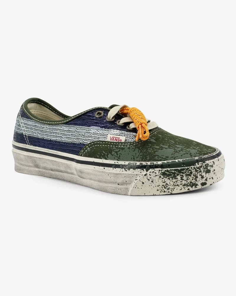 Vans Women's Sneakers Lx Authentic 44 Suede Green Suede-Rubber Trainers Suede/rubber Green
