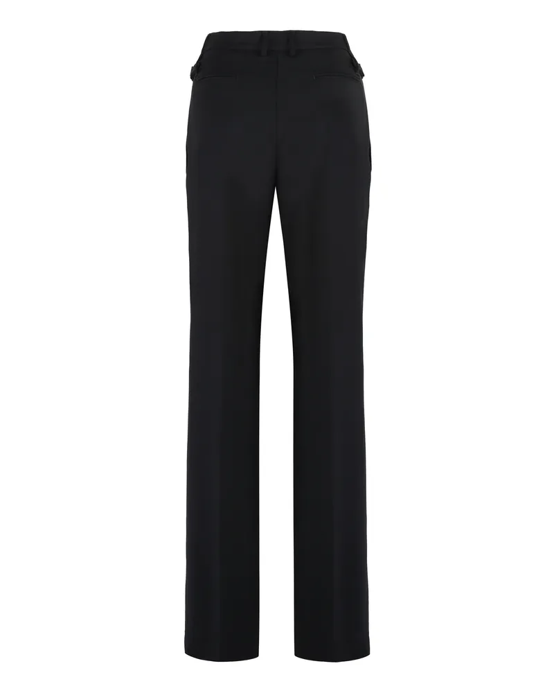 PT TORINO Women's Virgin Wool Trousers Black Trouser Suits Black