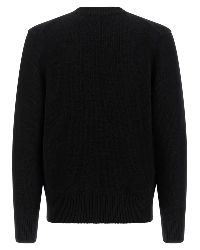 Burberry Men's Black Wool Cardigan Clothing Black