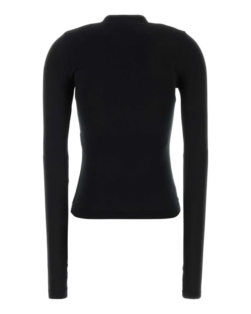 Balenciaga Fitted T-shirt — Black Black