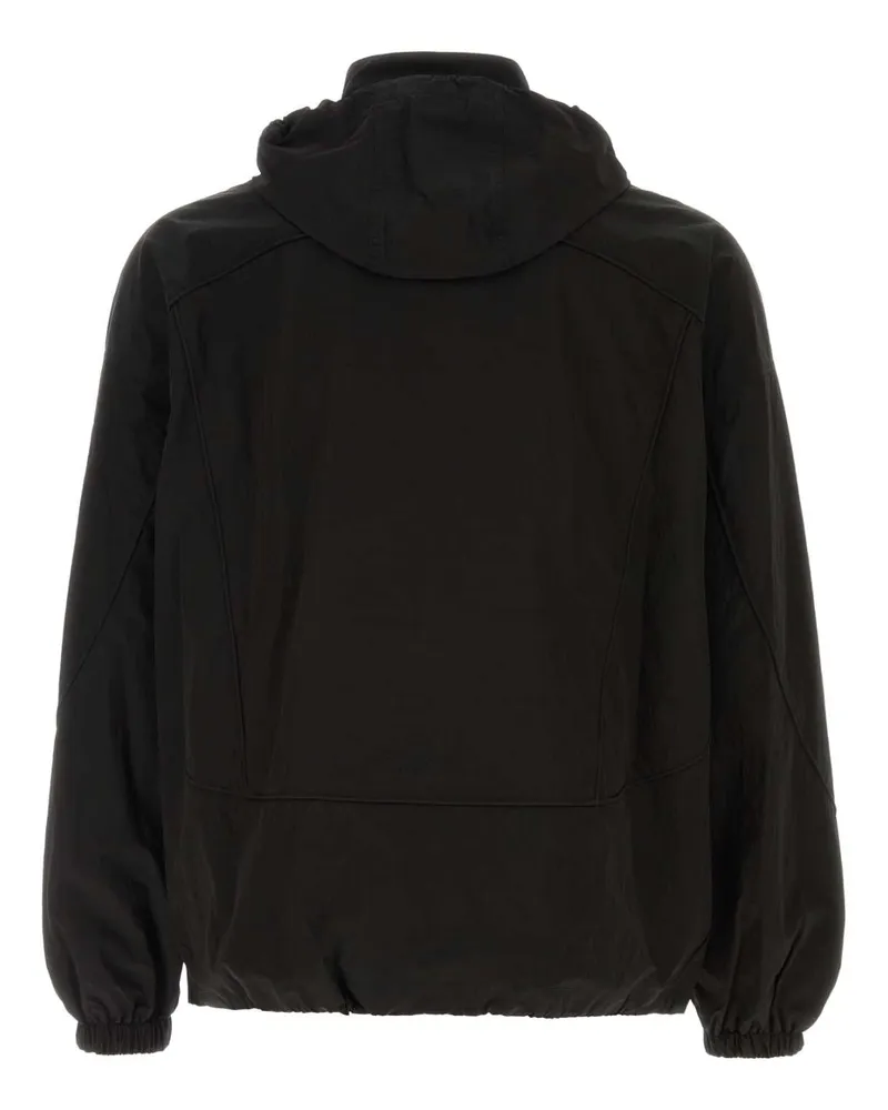 Wooyoungmi Men's Black Polyester Blend Windbreaker Giubbini Black