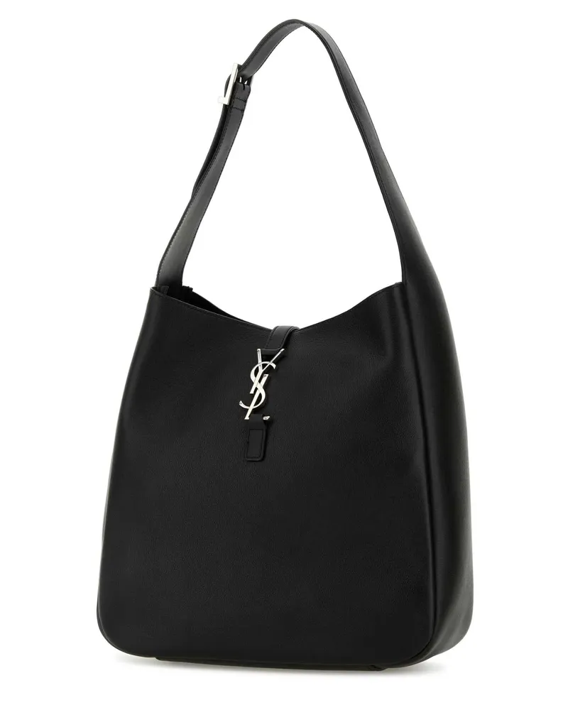 Saint Laurent Women's Black Leather Le 5 Ã 7 Shoulder Bag Nero Borse A Mano Black