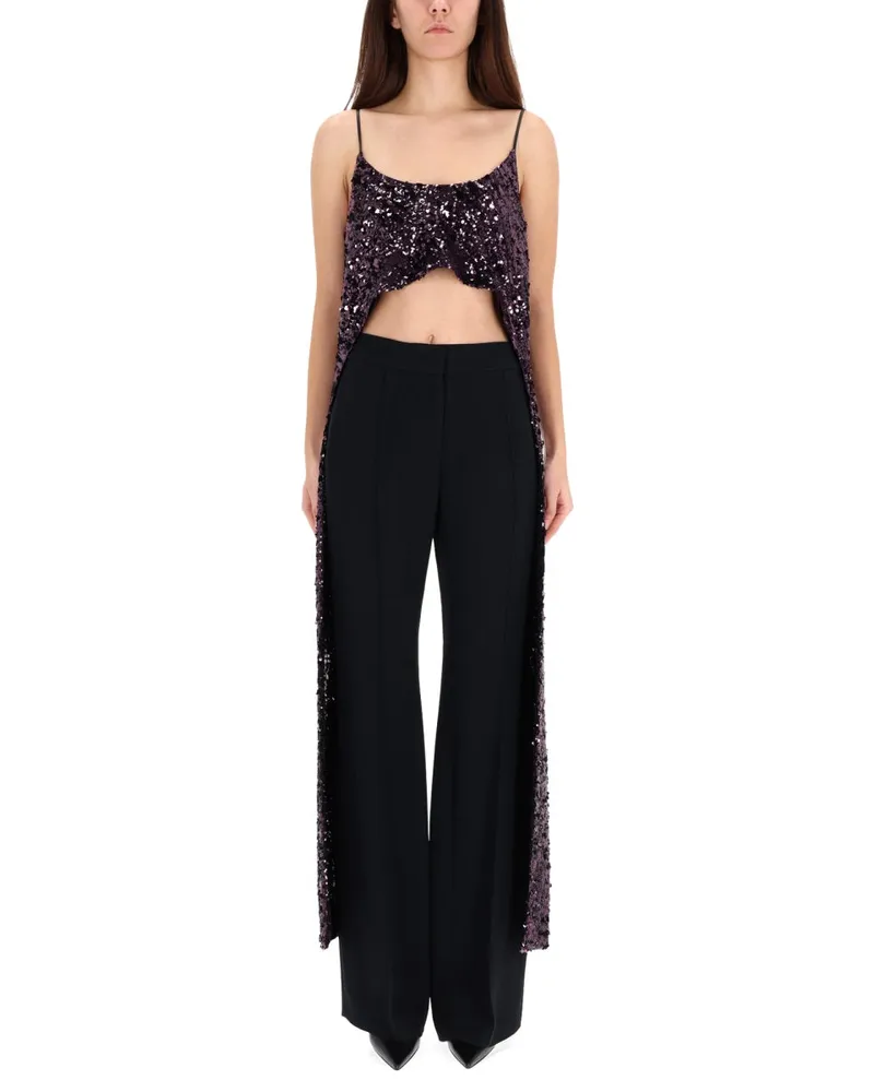 Paco Rabanne Sequin Embellished Dress — Purple Purple