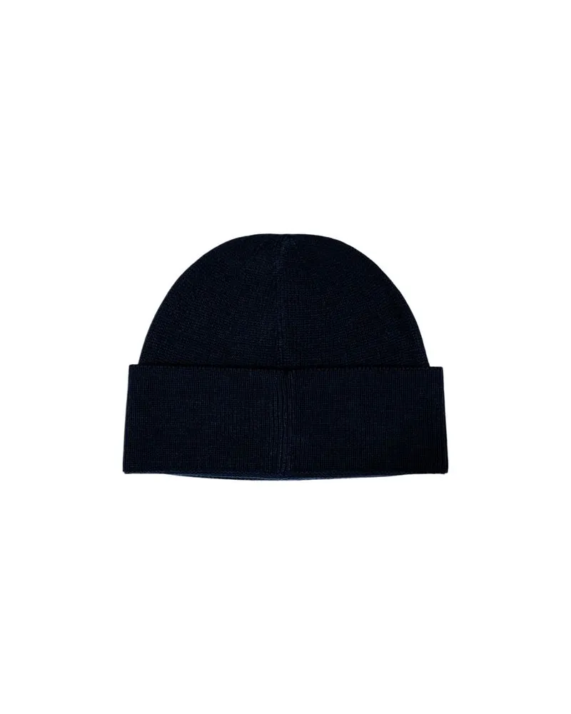 Armani Exchange AR16837000128RO Ribbed Knit Beanie — Blue Blue