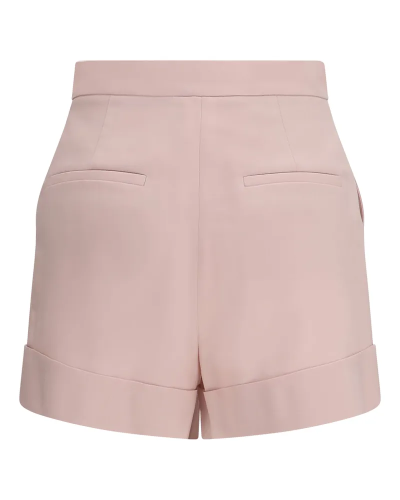 Max Mara Women's Mohair And Silk Canvas Shorts Beige Rosa Fleece Wool; Mohair; Bermuda Beige