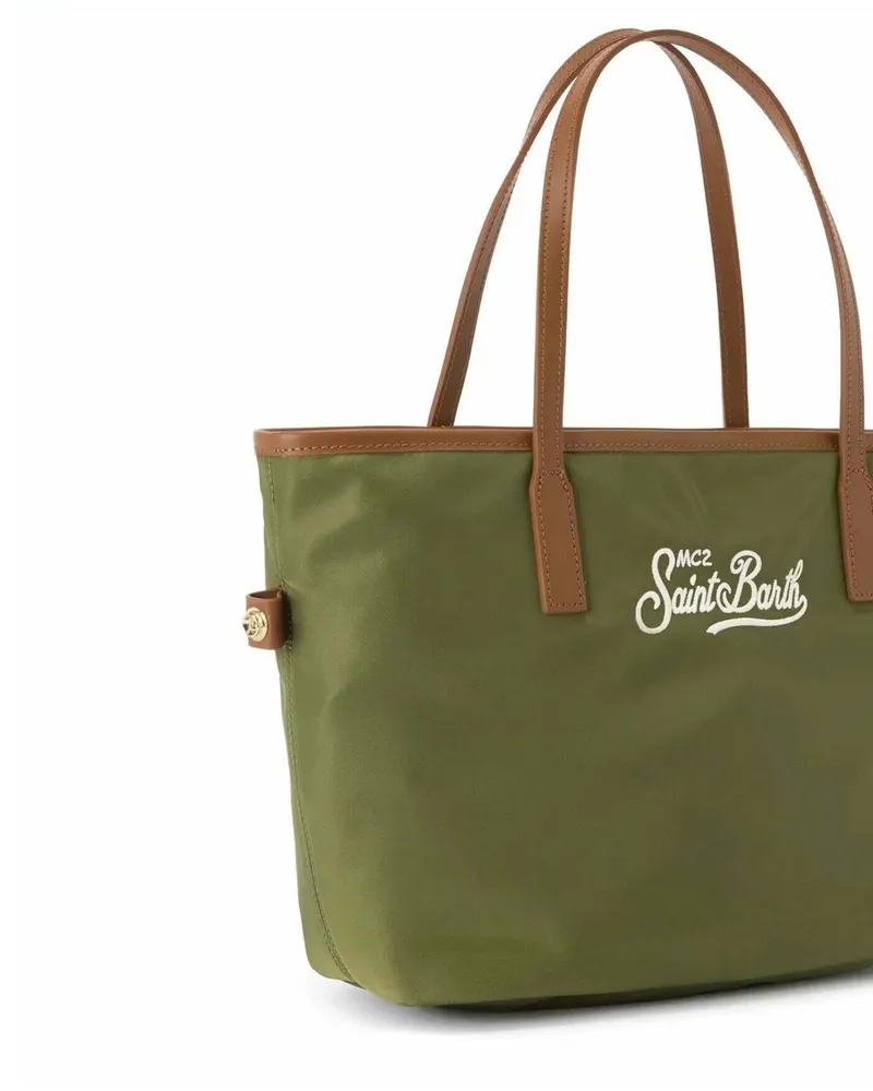 MC2 Saint Barth Women's Shoulder Bag City Nylon Green Green