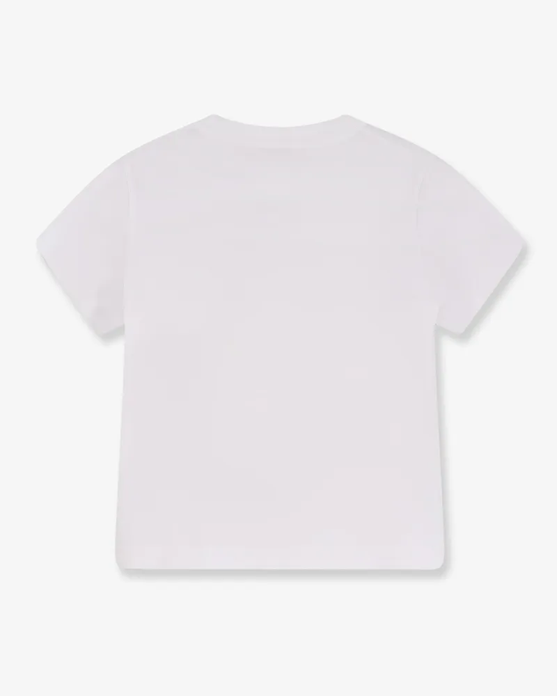 Givenchy Women Cotton T-Shirt With Front Print White T-Shirts & Jerseys White