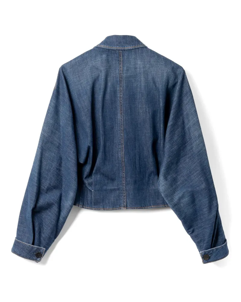 Lanvin Fitted Waist Jacket — Blue Blue