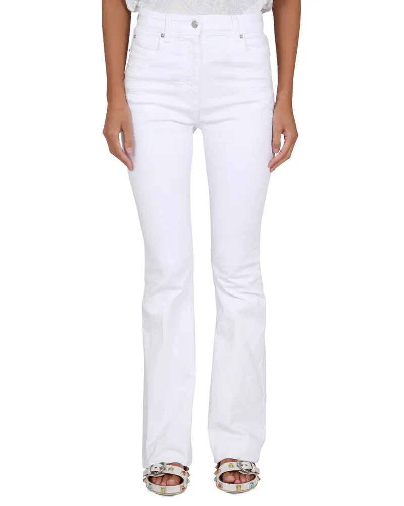 Etro Viscose Five-Pocket Jeans — White White