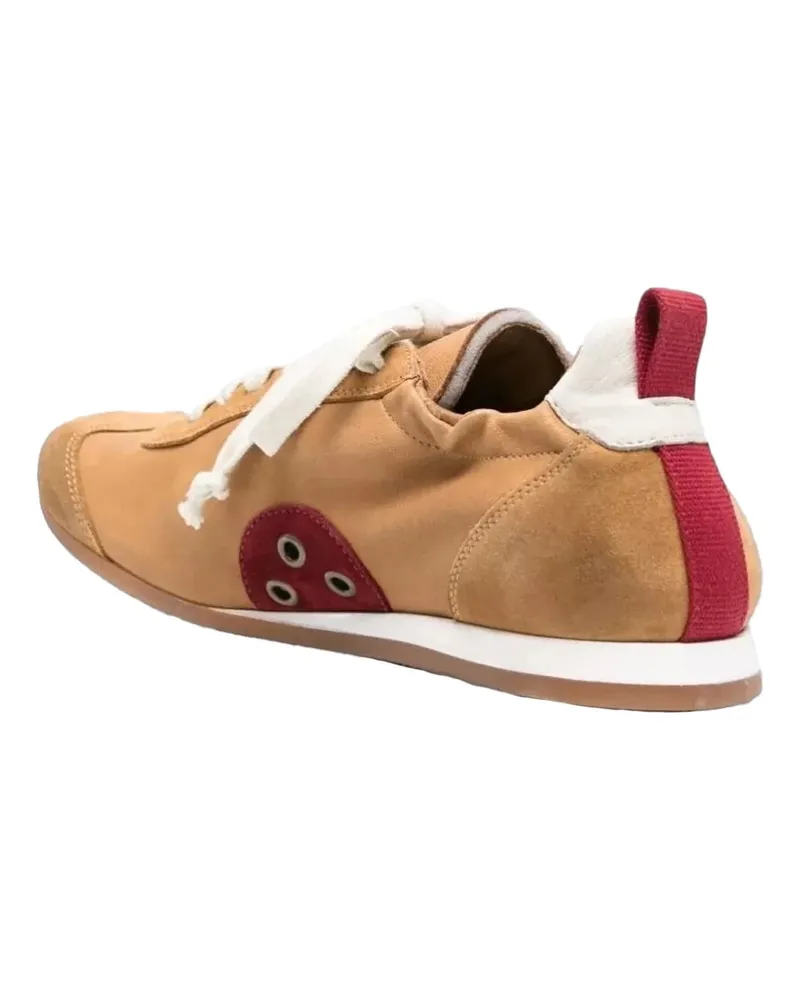 Uma Wang Round Toe Lace-Up Sneakers 