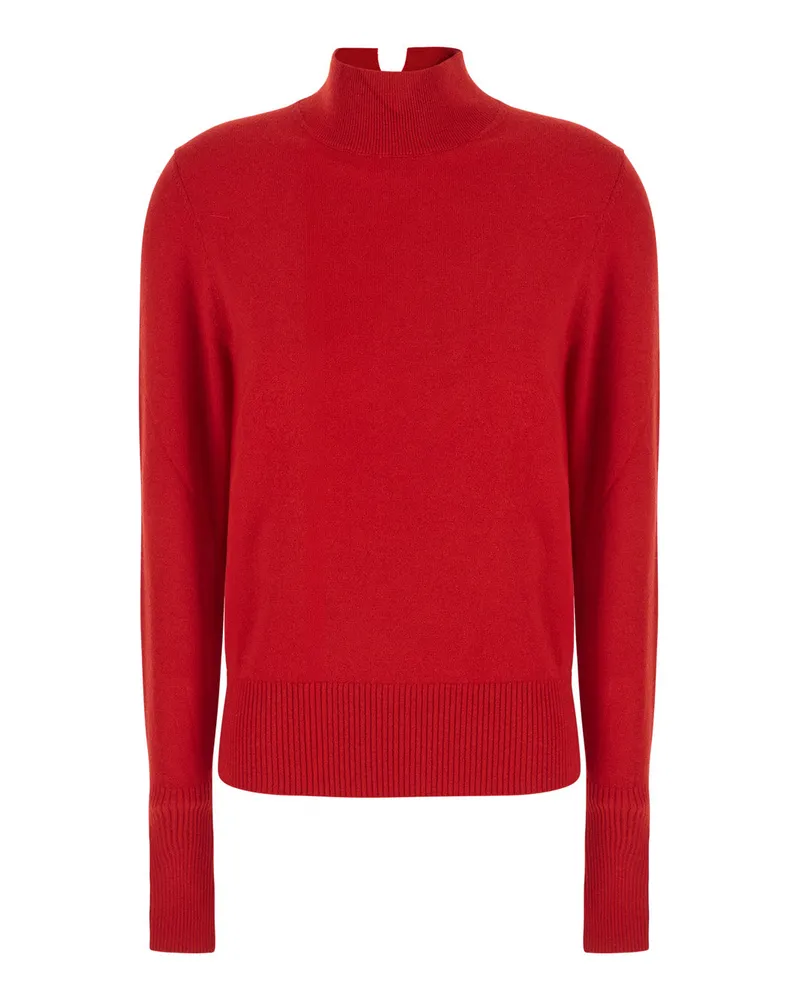 Pinko Wool and Cashmere Blend Sweater — Red Red