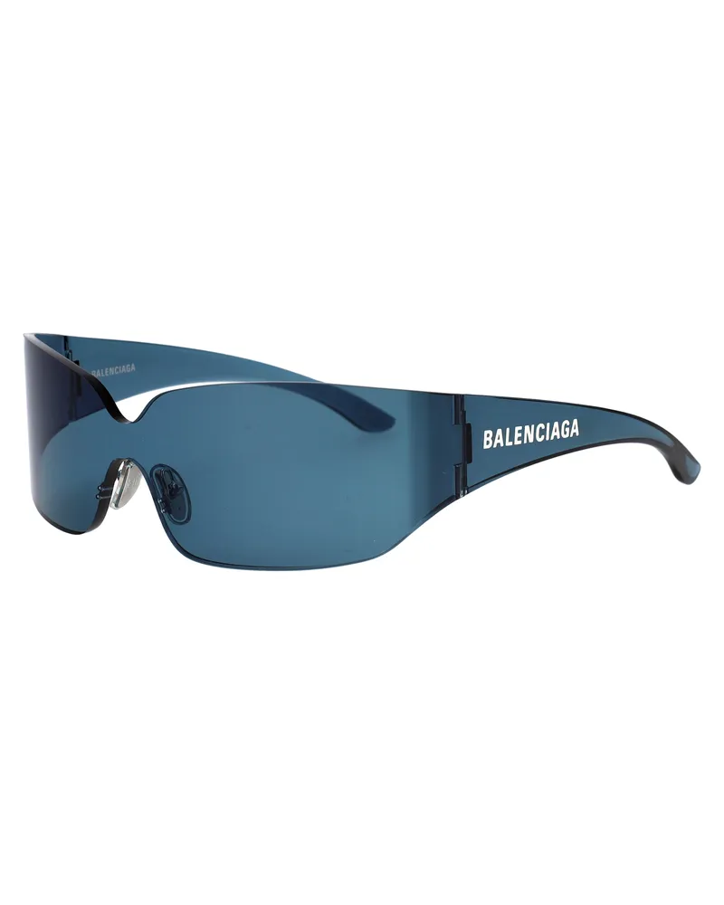 Balenciaga Unisex Sunglasses Bb0421s Blue Nylon Blue-Blue-Blue Blue